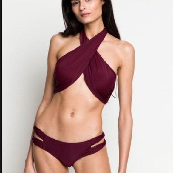 6 Shore Road Other - 6 Shore Road by Pooja Maroon Bikini